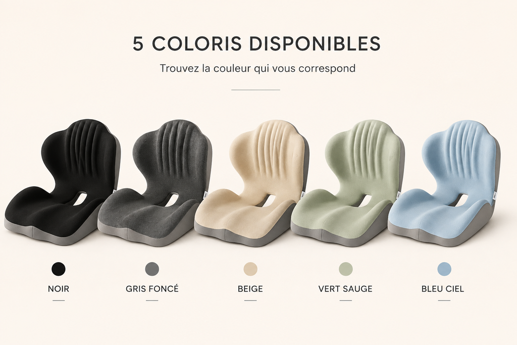 Coussin Ergonomique Premium — Soulage le dos et améliore la posture