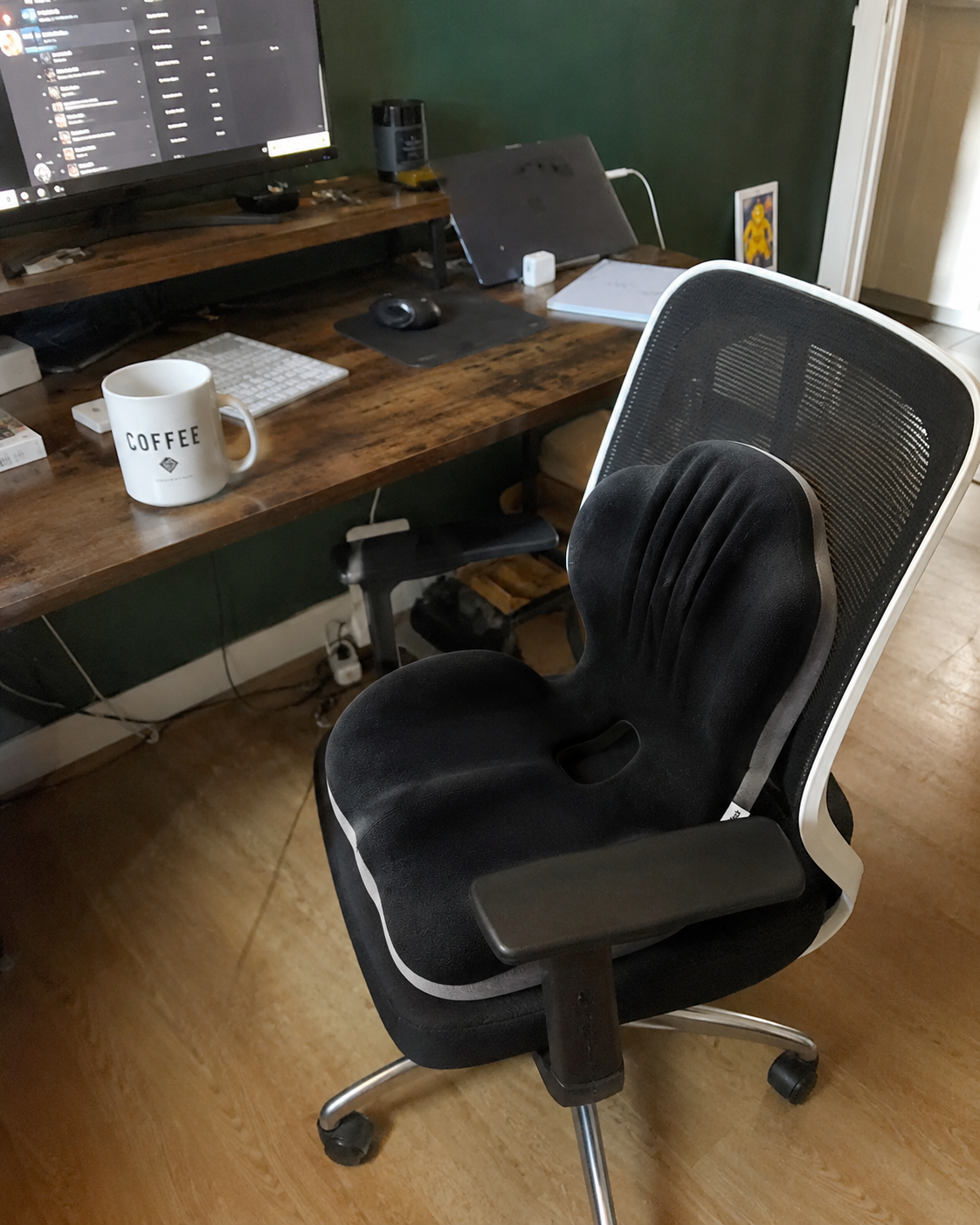 Coussin Ergonomique Premium — Soulage le dos et améliore la posture
